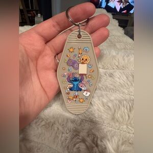 Cute Cartoon Keychain with Stitch Design